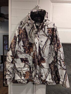 Wildfowler Waterproof Parka in Wildtree Snow Camouflage 2XL